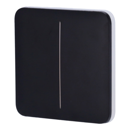 Comprar AJAX AJ-SOLOBUTTON-2G-B Panel táctil para interruptor de luz doble - Compatibilidad con AJ-LIGHTCORE-2G - Retroiluminación LED - Panel táctil sin contacto - Color negro - Ajax - LightSwitch SoloButton