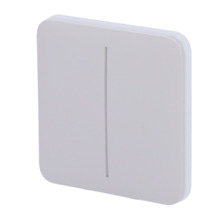 AJAX AJ-SOLOBUTTON-2G-FOG Panel táctil para interruptor de luz doble  - Compatibilidad con AJ-LIGHTCORE-2G - Retroiluminación LE