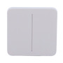 AJAX AJ-SOLOBUTTON-2G-FOG Panel táctil para interruptor de luz doble  - Compatibilidad con AJ-LIGHTCORE-2G - Retroiluminación LE (2)
