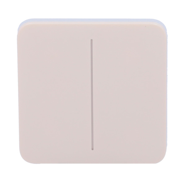 AJAX AJ-SOLOBUTTON-2G-IVO Panel táctil para interruptor de luz doble  - Compatibilidad con AJ-LIGHTCORE-2G - Retroiluminación LE (1)