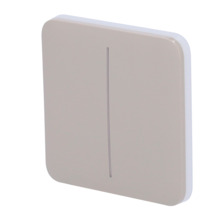 AJAX AJ-SOLOBUTTON-2G-OLI Panel táctil para interruptor de luz doble  - Compatibilidad con AJ-LIGHTCORE-2G - Retroiluminación LE