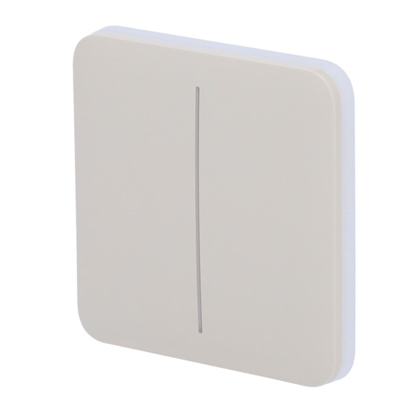 AJAX AJ-SOLOBUTTON-2G-OYS Panel táctil para interruptor de luz doble - Compatibilidad con AJ-LIGHTCORE-2G - Retroiluminación LE