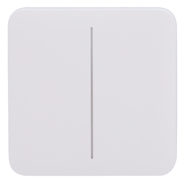 AJAX AJ-SOLOBUTTON-2G-W Panel táctil para interruptor de luz doble  - Compatibilidad con AJ-LIGHTCORE-2G - Retroiluminación LED (1)