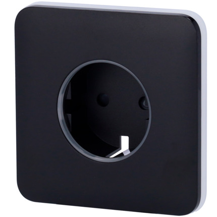 Comprar AJAX AJ-SOLOCOVER-B Tapa para enchufe básico tipo F - Compatible con AJ-OUTLETCORE-BASIC - Protección contra polvo, salpicaduras, objetos - Sin monitorizacion de consumo - Sin control remoto  - Color negro