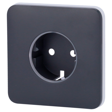Comprar AJAX AJ-SOLOCOVER-GRA Tapa para enchufe básico tipo F - Compatible con AJ-OUTLETCORE-BASIC - Protección contra polvo, salpicaduras, objetos - Sin monitorizacion de consumo - Sin control remoto  - Color grafito