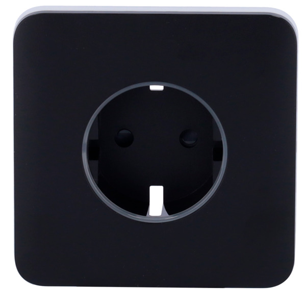 AJAX AJ-SOLOCOVER-SMART-B Tapa frontal para enchufe inteligente tipo F - Compatible con AJ-OUTLETCORE-SMART - Indicador LED sobr (1)