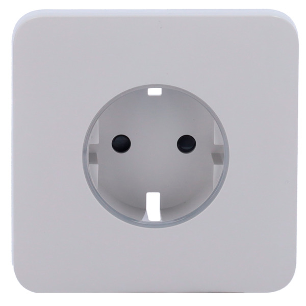 AJAX AJ-SOLOCOVER-SMART-FOG Tapa frontal para enchufe inteligente tipo F - Compatible con AJ-OUTLETCORE-SMART - Indicador LED so (1)