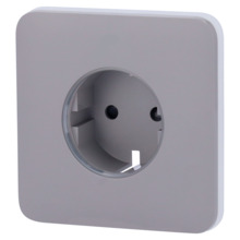 AJAX AJ-SOLOCOVER-SMART-GRE Tapa frontal para enchufe inteligente tipo F - Compatible con AJ-OUTLETCORE-SMART - Indicador LED so