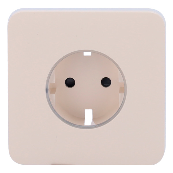 AJAX AJ-SOLOCOVER-SMART-IVO Tapa frontal para enchufe inteligente tipo F - Compatible con AJ-OUTLETCORE-SMART - Indicador LED so (1)