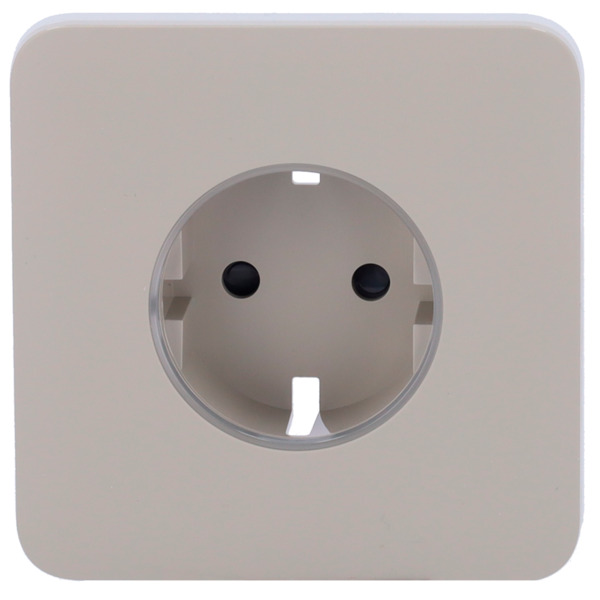 AJAX AJ-SOLOCOVER-SMART-OLI Tapa frontal para enchufe inteligente tipo F - Compatible con AJ-OUTLETCORE-SMART - Indicador LED so (1)