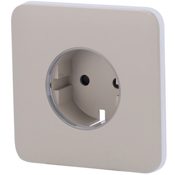 AJAX AJ-SOLOCOVER-SMART-OLI Tapa frontal para enchufe inteligente tipo F - Compatible con AJ-OUTLETCORE-SMART - Indicador LED so