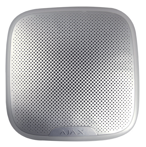 AJAX AJ-STREETSIREN-W Sirena para exterior - Inalámbrico 868 MHz Jeweller - Certificado grado 2 - Presión sonora máxima 113 dB - (1)