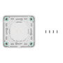 AJAX AJ-SURFACEBOX-W Caja de montaje para un dispositivo - Uso interiores - Compatible con AJ-SOLOBUTTON o AJ-SOLOCOVER - Factor (8)