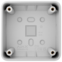 AJAX AJ-SURFACEBOX-W Caja de montaje para un dispositivo - Uso interiores - Compatible con AJ-SOLOBUTTON o AJ-SOLOCOVER - Factor