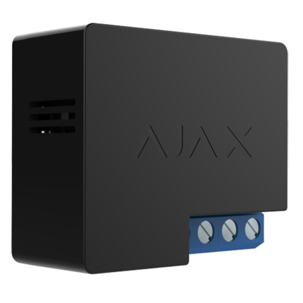 Comprar AJAX AJ-WALLSWITCH-B Relé de control remoto - Inalámbrico 868 MHz Jeweller - Antena interna - 110~240VAC 50 Hz / Hasta 3kW (13A) - Medidor de consumo - Instalación en cajas de mecanismo estándar