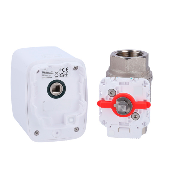 AJAX AJ-WATERSTOP-1-W Electroválvula de cierre de agua - Válvula Bonomi de 1&quot; (DN 25) - Compatible con tuberías de agua cal (7)