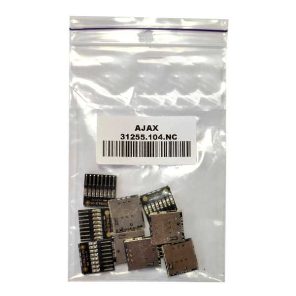 Ajax SIM-SLOT-10U Ajax SIM slot (10pcs) para HUB, HUB 2, HUB 2 PLUS (1)