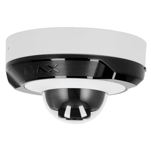 AJAXCCTV AJ-DOMECAM-MINI-8-W Cámara IP 8 Megapixel Ajax - Progressive Scan CMOS - Lente 2.8 mm, MicroSD hasta 256 GB - IR LEDs A