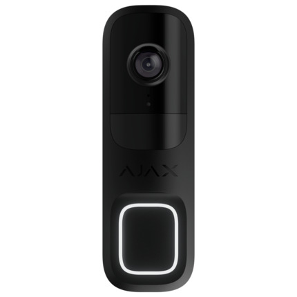 Comprar AJAXCCTV AJ-DOORBELL-4-B Doorbell 4 MP con IA integrada  - Detector PIR alcance hasta 4 m - Audio bidireccional con cancelación de ruido - Visión nocturna IR, alcance de hasta 6 m - Wi-Fi 2.4 GHz con respaldo de Jeweller/Wings - Color negro
