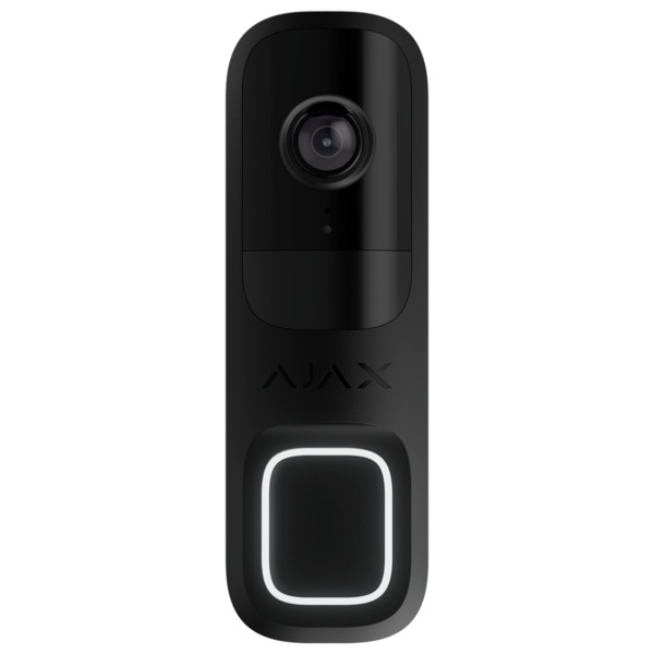 AJAXCCTV AJ-DOORBELL-4-B Doorbell 4 MP con IA integrada  - Detector PIR alcance hasta 4 m - Audio bidireccional con cancelación