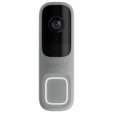 AJAXCCTV AJ-DOORBELL-4-GRE Doorbell 4 MP con IA integrada  - Detector PIR alcance hasta 4 m - Audio bidireccional con cancelació