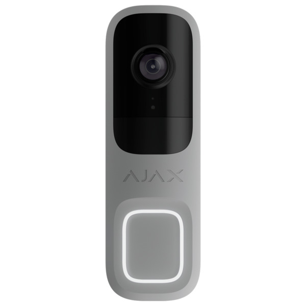 AJAXCCTV AJ-DOORBELL-4-GRE Doorbell 4 MP con IA integrada  - Detector PIR alcance hasta 4 m - Audio bidireccional con cancelació