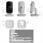 AJAXCCTV AJ-INDOORCAM-4-B Cámara Cube IP 4 Mp - Detección de objetos por IA - IR 8 m / Detección PIR hasta 4 m - Audio bidirecci (6)