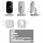 AJAXCCTV AJ-INDOORCAM-4-W Cámara Cube IP 4 Mp - Detección de objetos por IA - IR 8 m / Detección PIR hasta 4 m - Audio bidirecci (6)