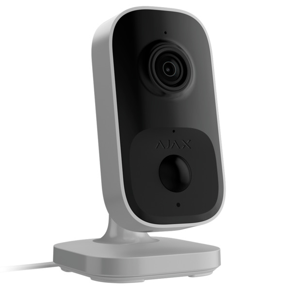 AJAXCCTV AJ-INDOORCAM-4-W Cámara Cube IP 4 Mp - Detección de objetos por IA - IR 8 m / Detección PIR hasta 4 m - Audio bidirecci