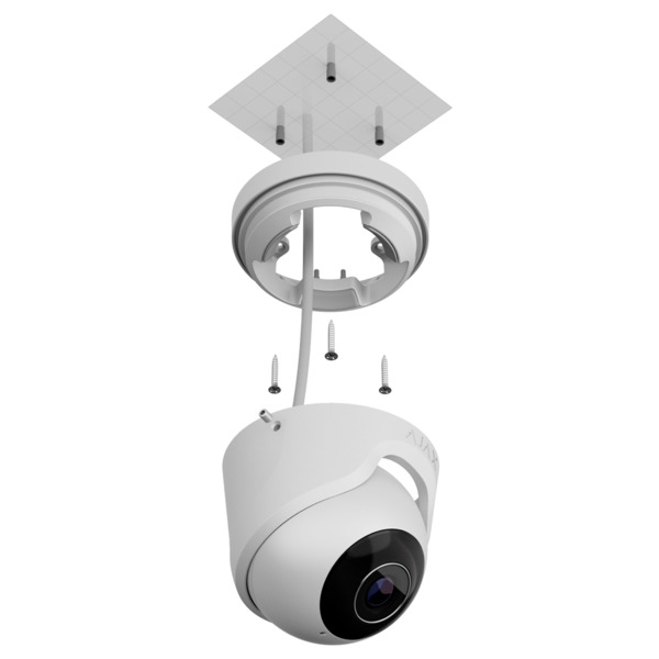 AJAXCCTV AJ-TURRETCAM-5-0400-W Cámara IP Turret 5 Megapixel Ajax - Progressive Scan CMOS - Lente 4 mm, Ranura MicroSD hasta 256 (9)