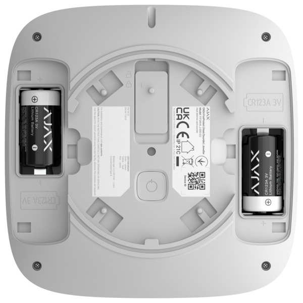 AJAXINCENDIO AJ-EN54-HEAT-SOUNDER-W Detector térmico inalámbrico con sirena incluida - Temperatura fija y termovelocimétrico - C (5)