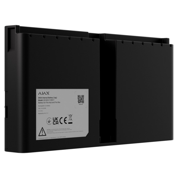 AJAXINCENDIO AJ-EN54-INTERNALBATTERY-72H-B Batería Li-ion recargable (7.4 V/5 Ah) - Para AJ-EN54-FIREHUB y AJ-EN54-FIREREX - D