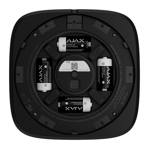 AJAXINCENDIO AJ-EN54-SOUNDER-VAD-B sirena inalámbrica con alarma acústica y visual - Notificaciones instantáneas - Volumen del (3)