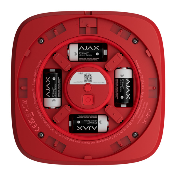 AJAXINCENDIO AJ-EN54-VAD-R Indicador lumínico inalámbrico - Notificaciones instantáneas - Control y configuración remotos en l (3)