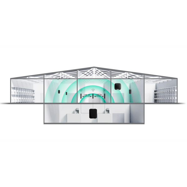 AJAXVIVIENDAVACíA AJ-HUBBP-B Central de alarma inalámbrica Grado 2 - Dual SIM 4G / Casas vacías o lugares remotos - Alimentación (7)