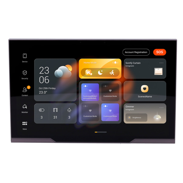 AKUBELA AK-PH81-POE-ST Monitor Android 12.0 para domótica - Pantalla TFT de 10" | Aplicaciones de terceros - Audio bidirecc (1)