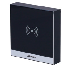 AKUVOX AK-A01S Control de acceso IK07 - Tarjeta EM/MF y NFC | 1 relé - 20.000 usuarios | 100.000 registros - Controladora integr