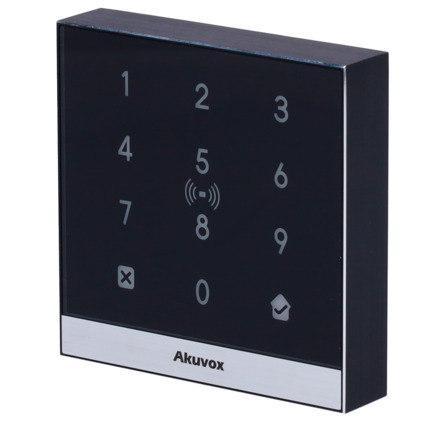 Comprar AKUVOX AK-A02S Control de acceso IK07 - Tarjeta EM/MF, NFC y PIN | 1 relé - 20.000 usuarios | 100.000 registros - Controladora integrada | Wiegand 26/34 - Apto para exterior IP65 | TCP/IP y PoE - Conexión a través de Cloud | Salida 12V