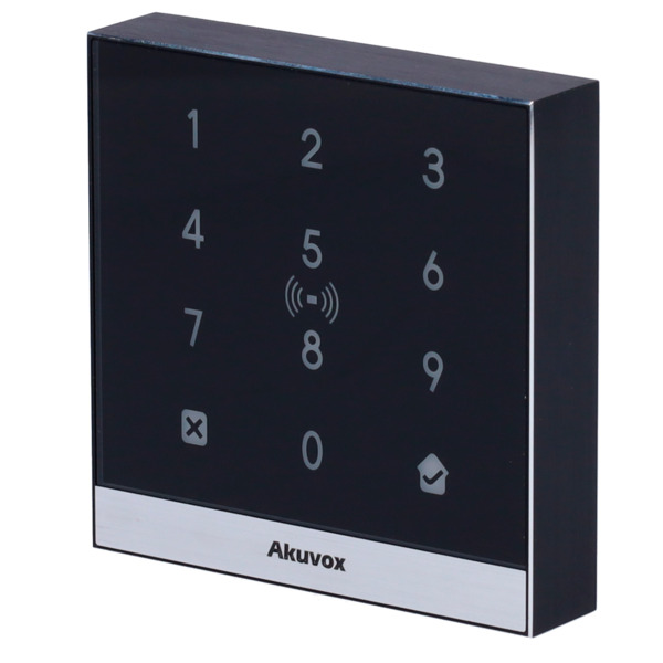 AKUVOX AK-A02S Control de acceso IK07 - Tarjeta EM/MF, NFC y PIN | 1 relé - 20.000 usuarios | 100.000 registros - Controladora i