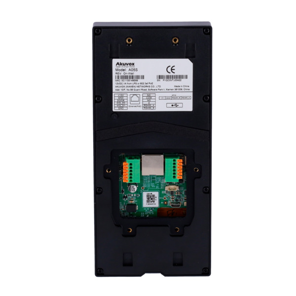AKUVOX AK-A05C Control de acceso - Facial, tarjeta MF, NFC, BLE y QR | 1 relé - 20.000 usuarios | 50.000 registros - Controlador (1)