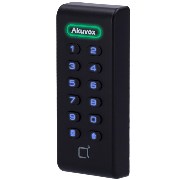 AKUVOX AK-ACR-CRP11 Lector de acceso - Acceso por tarjeta EM/MF y PIN - Indicador LED y acústico - Wiegand 26/34 - Compatible co