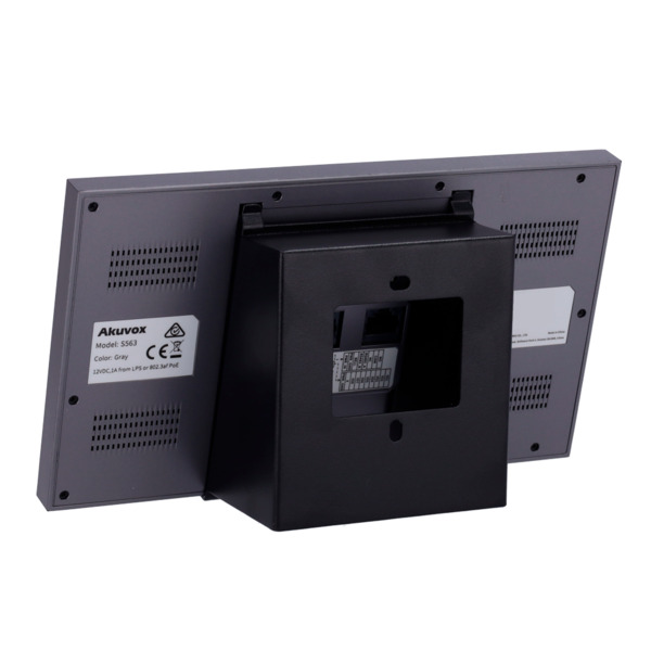 AKUVOX AK-BR-563-ANGLE Soporte para videoportero - Compatible con monitores serie AK-S563 sin &quot;-S&quot; - Medidas: X (Al) x (5)