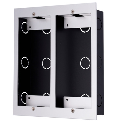 Comprar AKUVOX AK-BR-R20B-F2 Panel frontal y caja de registro encastrada - Específica para Akuvox AK-R20B(K)-xB - Específica para Akuvox AK-MD12(6) - Panel: 226 (Al) x 206 (An) x 3 (Fo) mm - Caja: 225 (Al) x 186 (An) x 40 (Fo) mm - Fabricado en aluminio