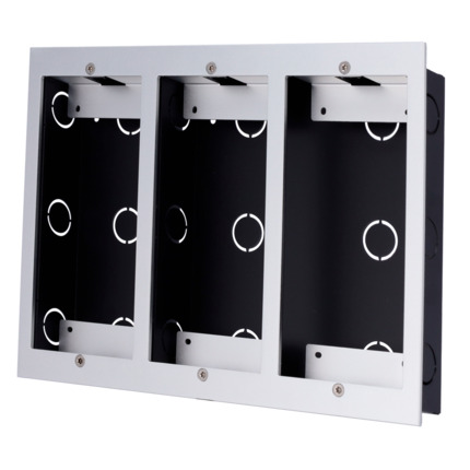 Comprar AKUVOX AK-BR-R20B-F3 Panel frontal y caja de registro encastrada - Específica para Akuvox AK-R20B(K)-xB - Específica para Akuvox AK-MD12(6) - Panel: 226 (Al) x 304 (An) x 3 (Fo) mm - Caja: 225 (Al) x 293 (An) x 42 (Fo) mm - Fabricado en aluminio