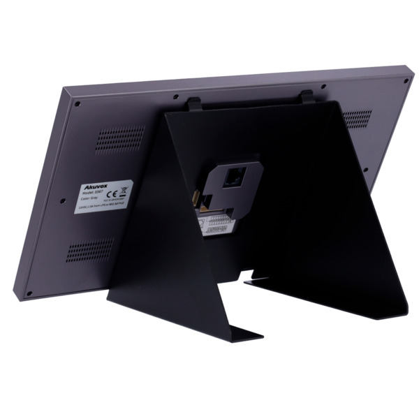 AKUVOX AK-BR-STAND567 Soporte de mesa - Específico para videoporteros - Compatible con monitor AK-S565 y AK-S567 - Orificios de (5)