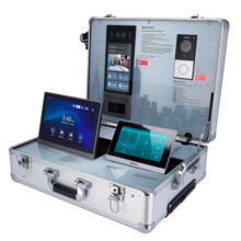 AKUVOX AK-DEMOKIT Maletín de exposición - Videoporteros Akuvox - Router WiFi y switch PoE - Licencia grauita Akuvox Cloud Servic