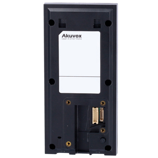 AKUVOX AK-E12S-BLACK Videoportero IP en superficie - Cámara 2 Mpx | Audio bidireccional - Apertura con tarjeta MF, NFC y BLE | 1 (5)