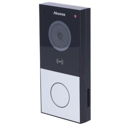 Comprar AKUVOX AK-E12W Videoportero IP en superficie - Cámara 2 Mpx | Audio bidireccional - Apertura con tarjeta MF, NFC y BLE | 1 relé - PoE, WiFi, SIP estándar - Mantenimiento Cloud - Conexión de monitor y placas a través de Cloud