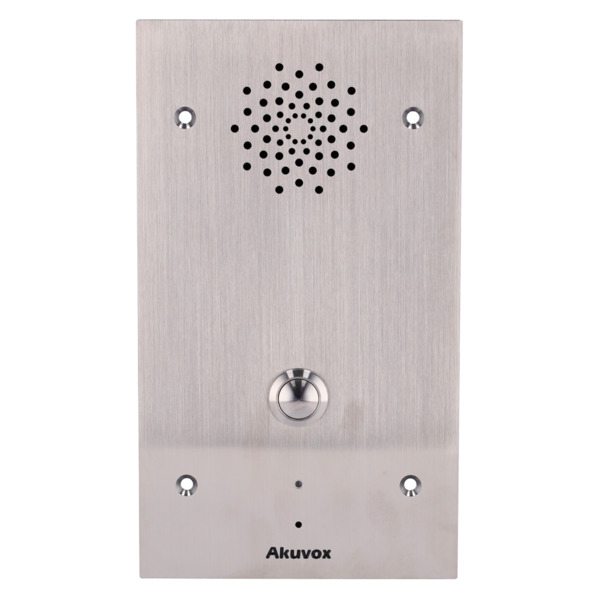 AKUVOX AK-E21A Portero IP antivandálico IK10 - Audio bidireccional - 2 relés | PoE, SIP Estándar - Interfono de emergencia - Man (1)