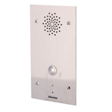 AKUVOX AK-E21A Portero IP antivandálico IK10 - Audio bidireccional - 2 relés | PoE, SIP Estándar - Interfono de emergencia - Man